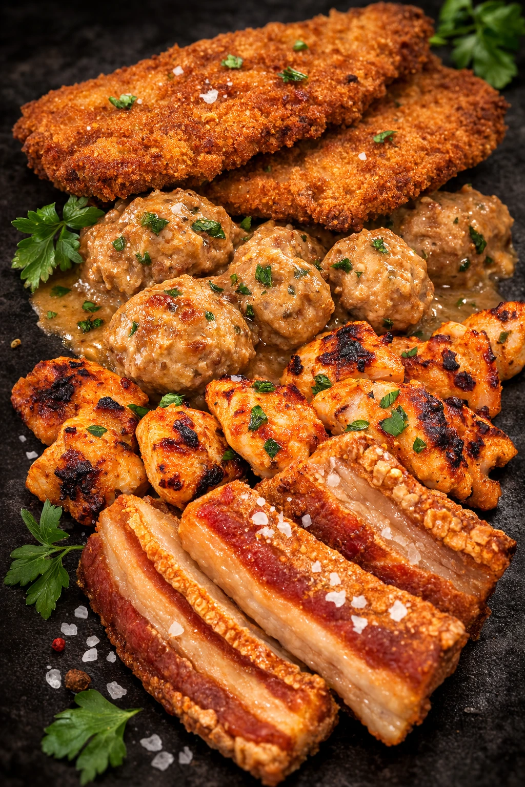 Plato destacado de comida casera de Comiditas Valladolid